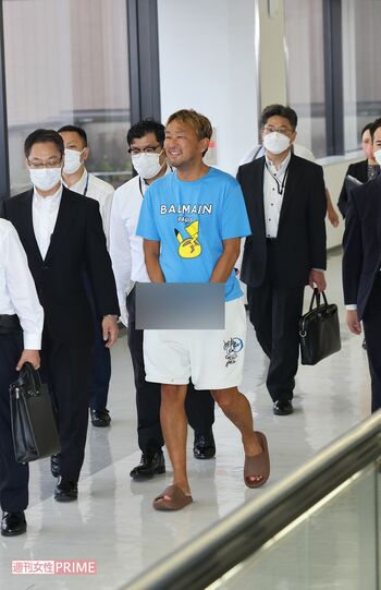 6月4日夕方、成田空港で逮捕されたガーシー