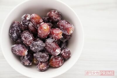 房から外して冷凍すると1か月ほど持つ。シャーベット状になり、食感も楽しくておすすめ