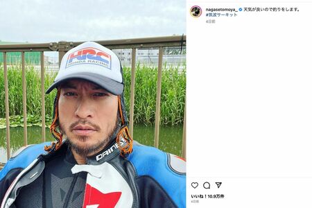 5月下旬、自身のインスタグラムに近影を投稿した元TOKIO・長瀬智也