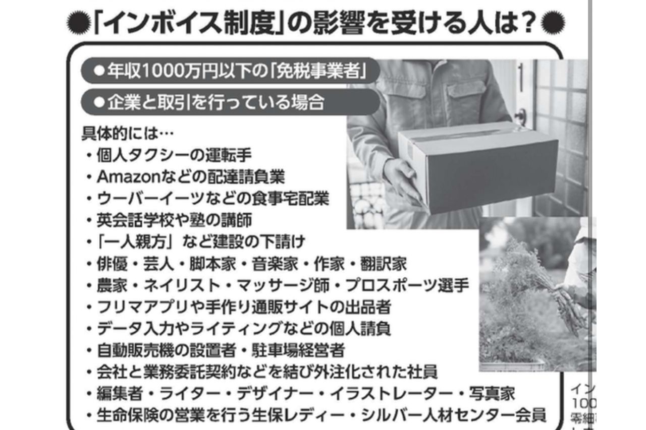 『インボイス制度』で影響を受ける事業者はこれだけ多い