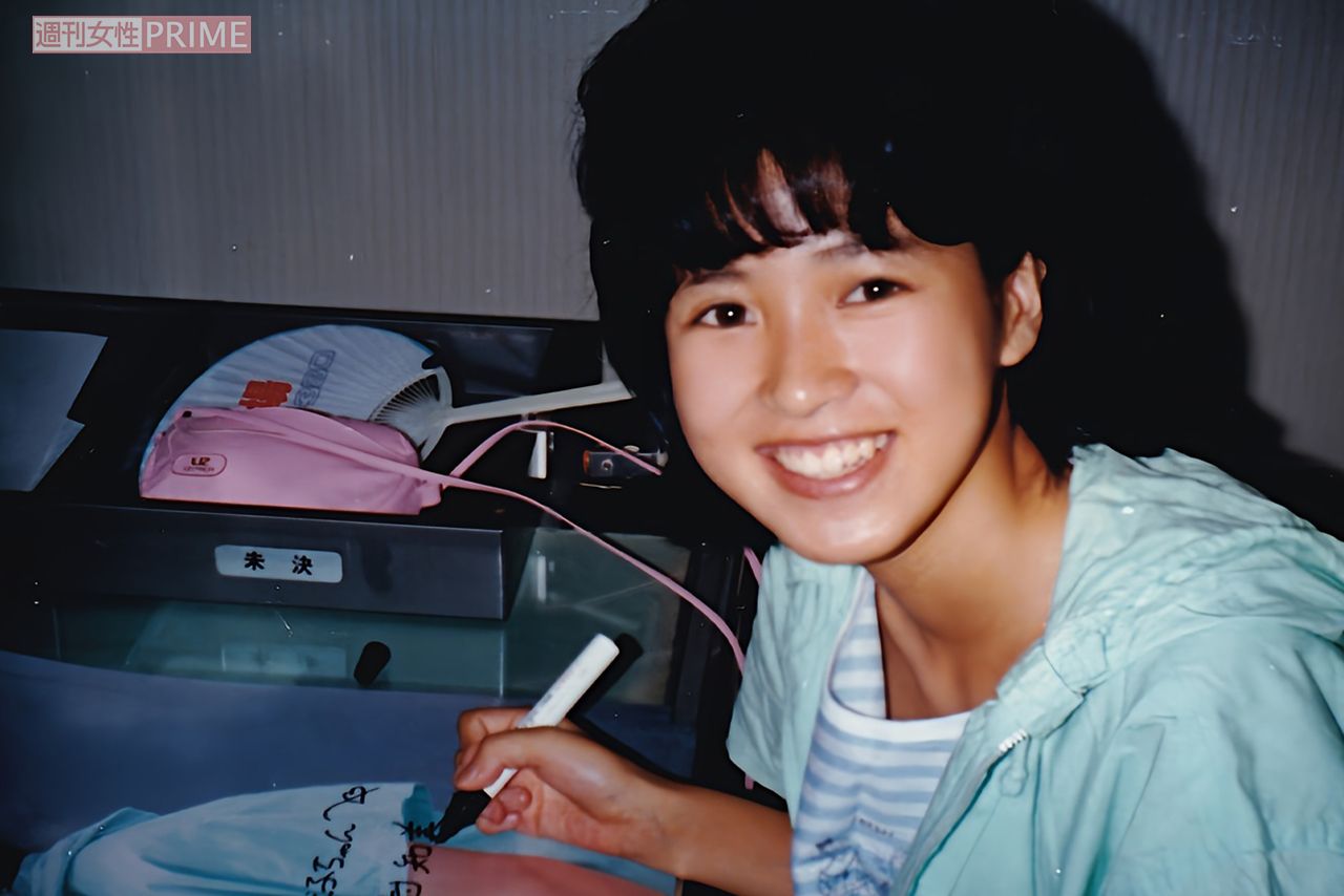 アイドル時代の西村知美さん　　写真／本人提供