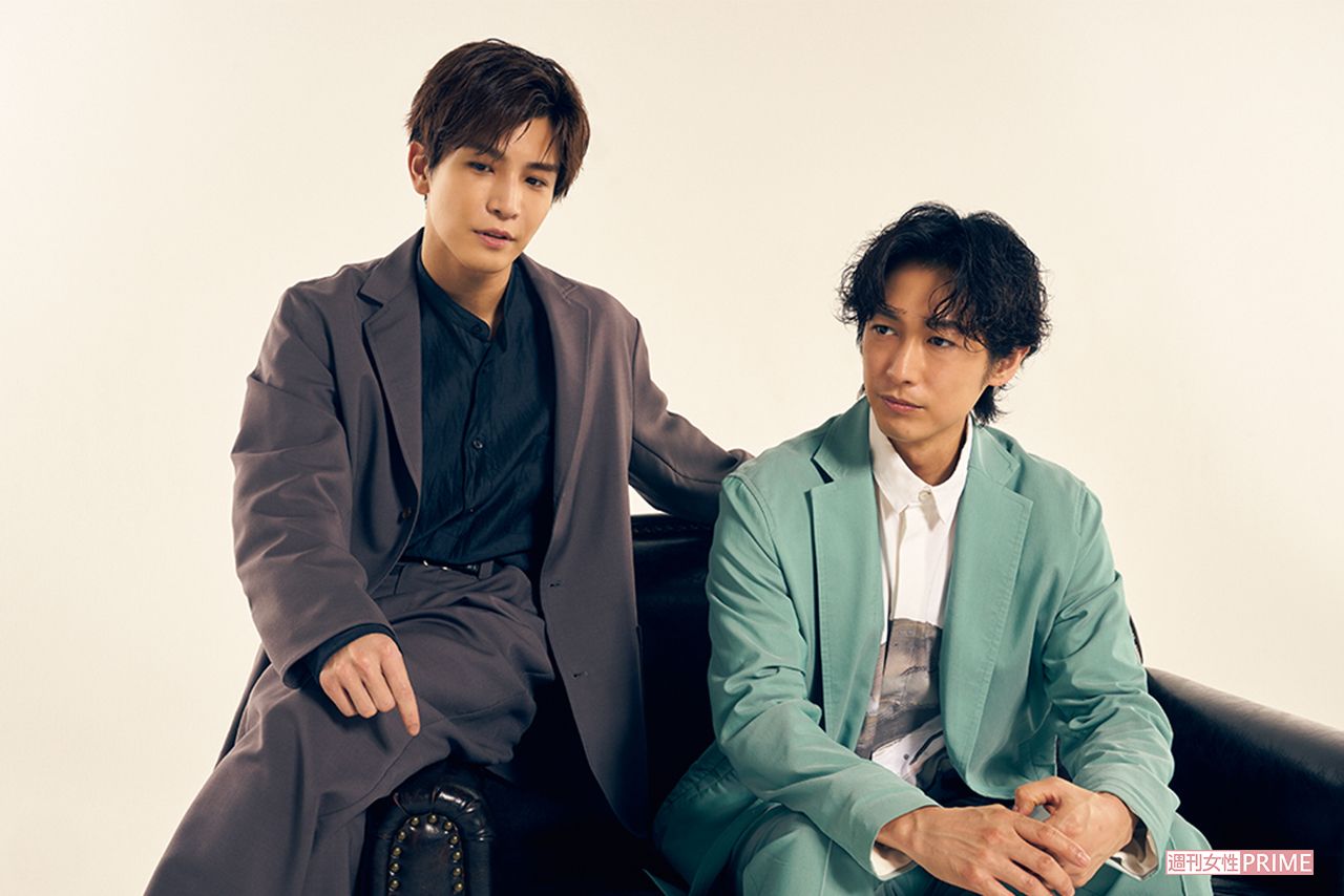  岩田剛典（左）とディーン・フジオカ（右）　撮影／伊藤和幸