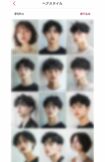 AIで生成したようにみえるヘアカタログ(ホットペッパービューティーより)