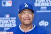 2025年3月14日、日本に帰国して会見に参加したロサンゼルス・ドジャースのロバーツ監督