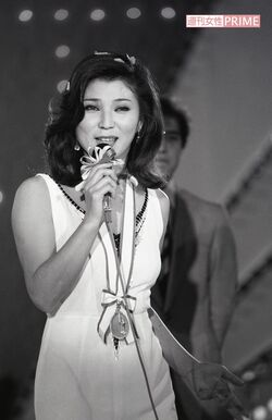 第21回日本歌謡大賞にノミネートされた八代亜紀（'80年撮影）写真／週刊女性写真班
