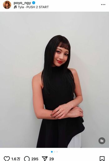 前髪ぱっつんした“ゆきぽよ”こと木村有希（本人のインスタグラムより）