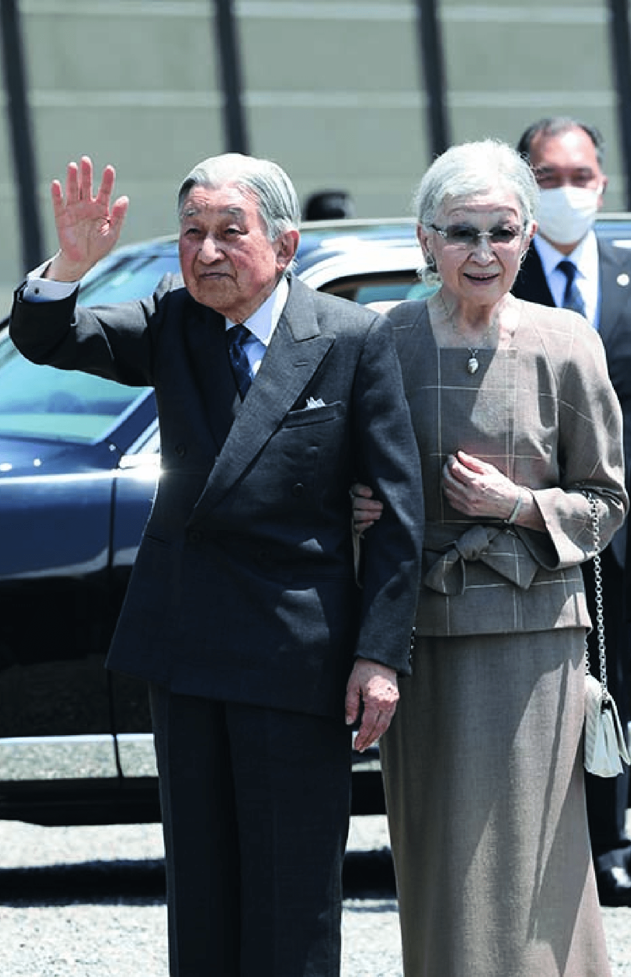 上皇さま、美智子さま　5月16日、京都御所にて葵祭をご覧に（写真／JMPA）