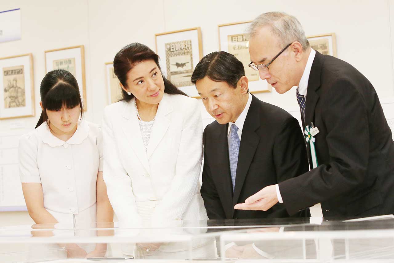 2015年７月、東京都内にある『昭和館』で戦後70年の特別企画展をご覧になったご一家