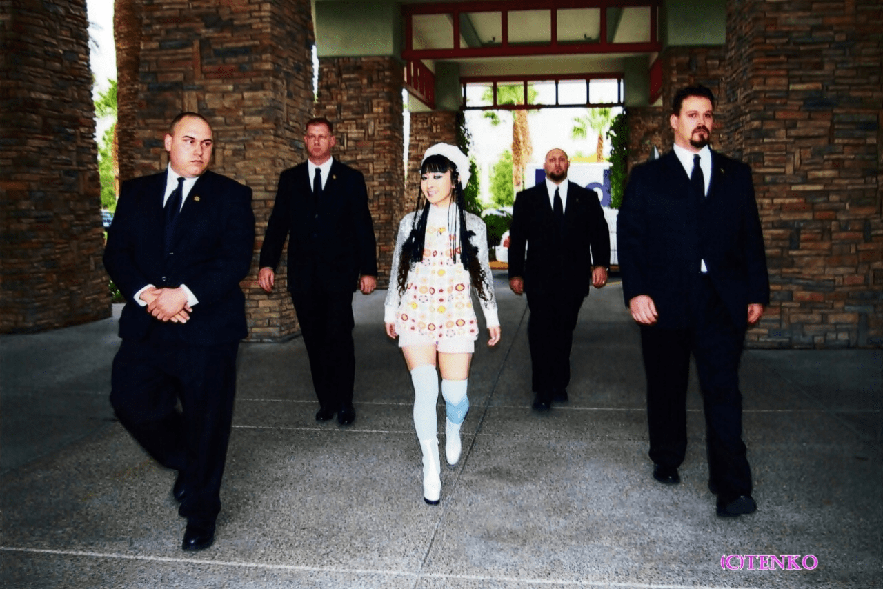 ラスベガスではSPが常に同行する