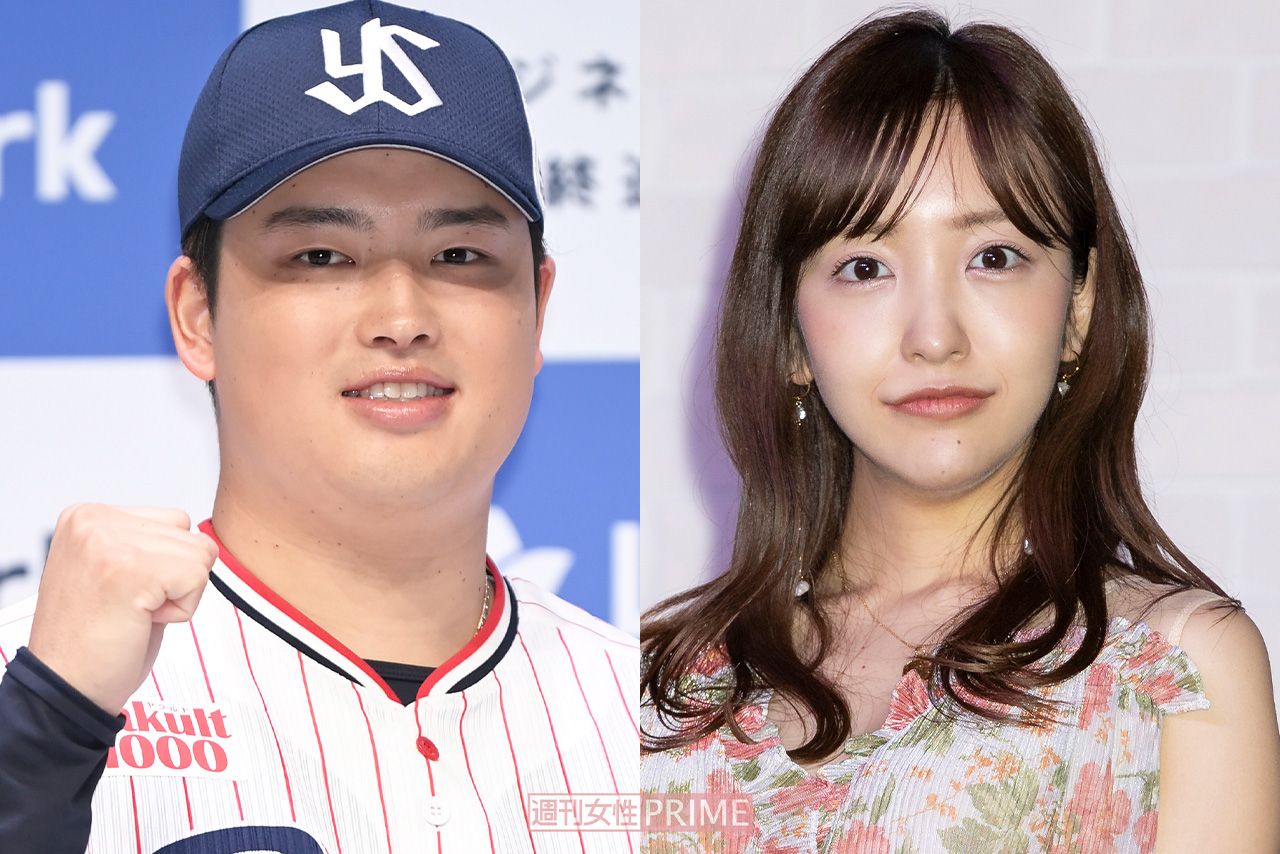 村上宗隆選手、板野友美