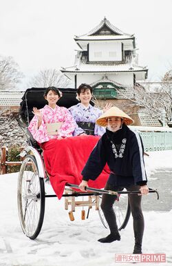 俥夫さんもイケメン！　撮影／山田智絵