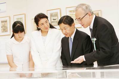 2015年７月、東京都内にある『昭和館』で戦後70年の特別企画展をご覧になったご一家