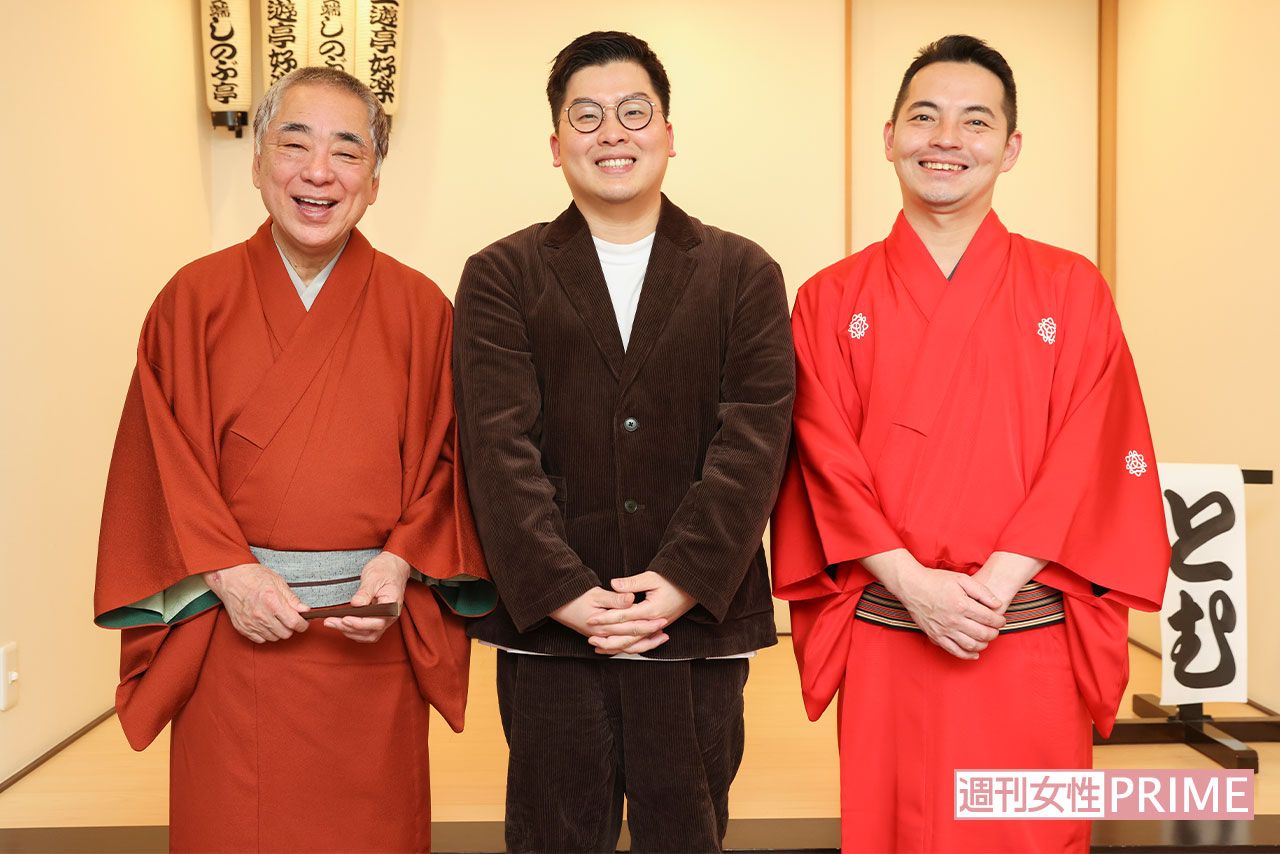 三遊亭好楽と澤井直人と三遊亭とむ