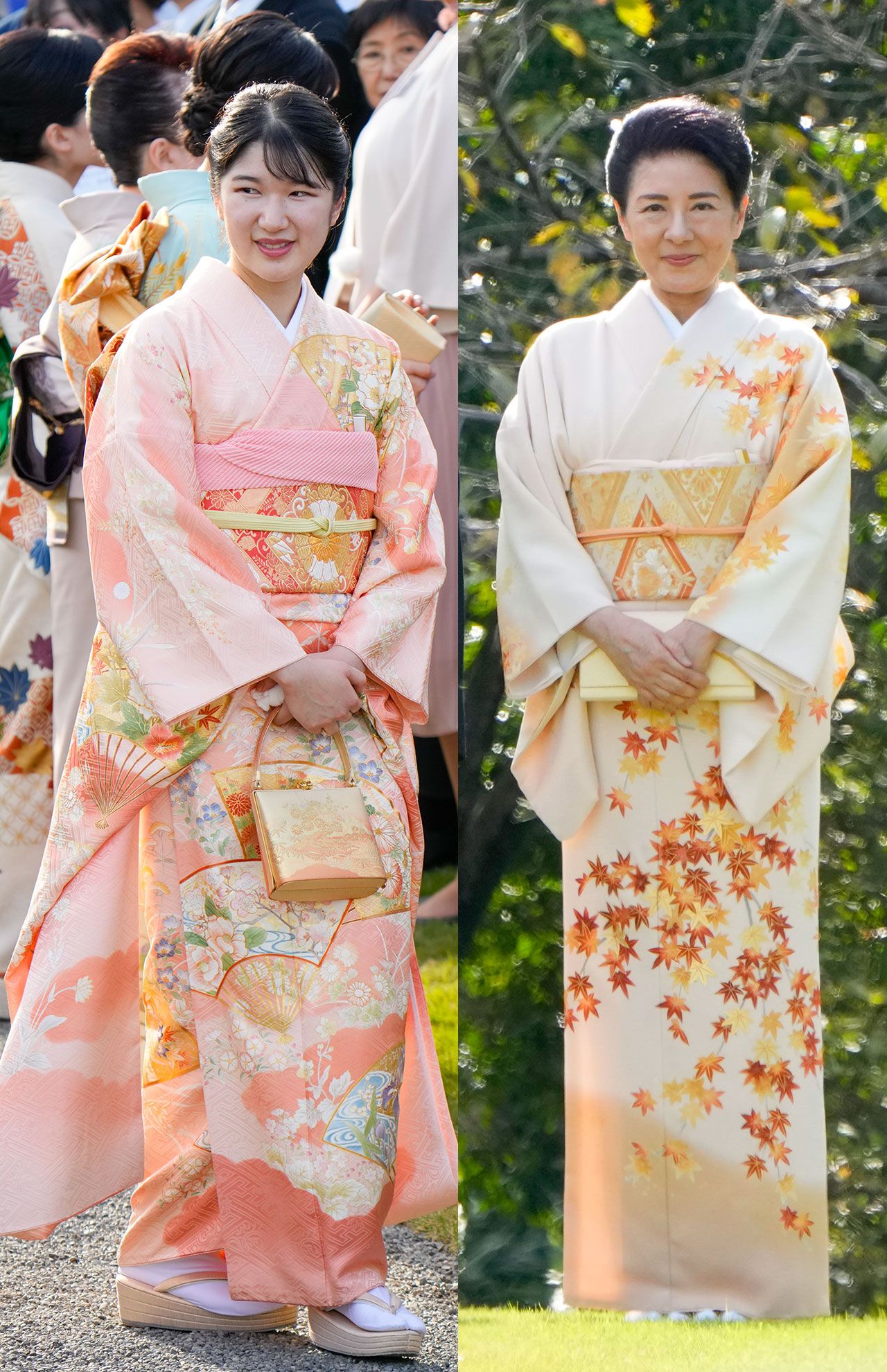 2024年10月の園遊会での雅子さまと愛子さま