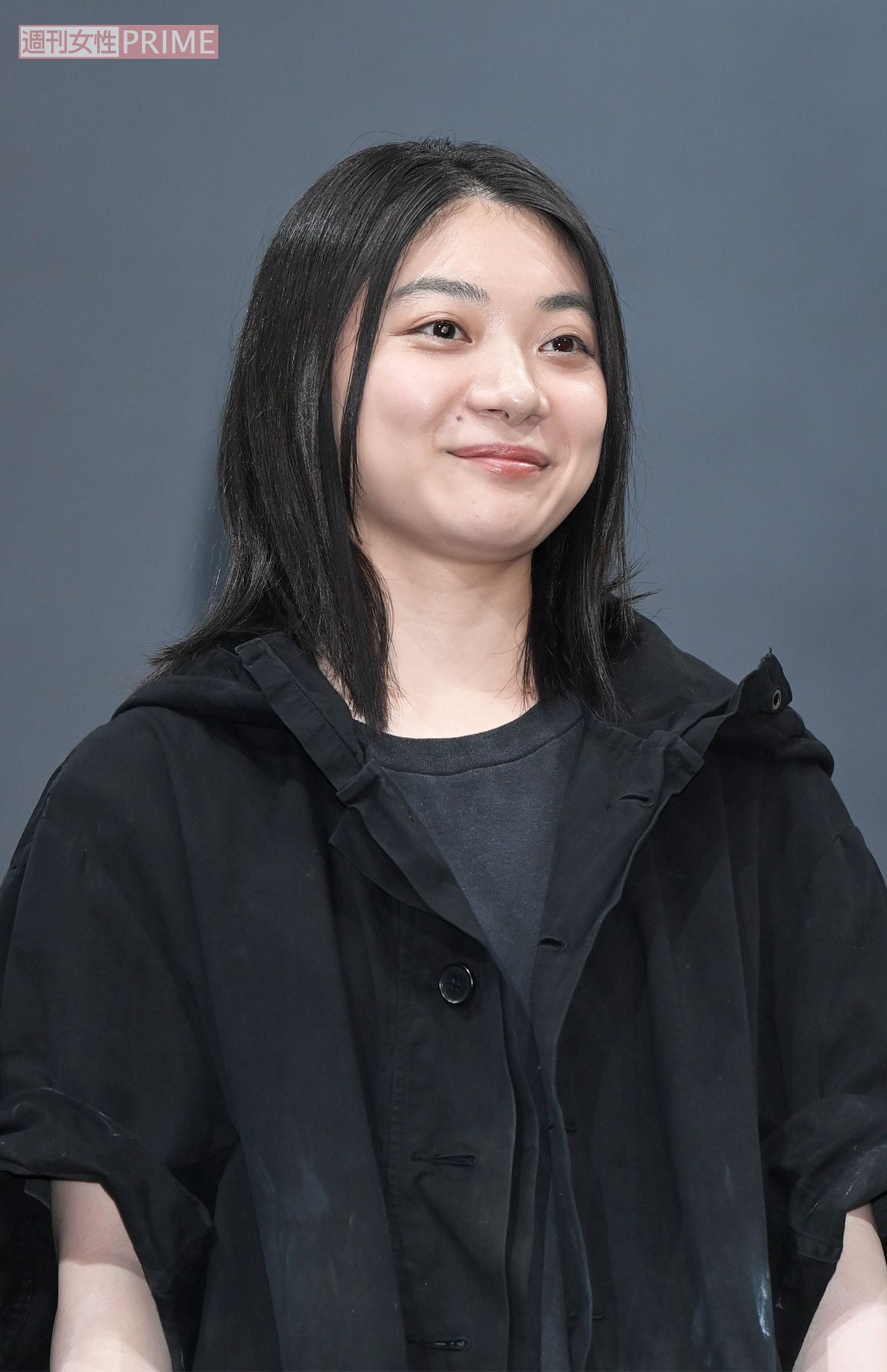 舞台『染、色』取材会に出席した三浦透子（2021年5月）