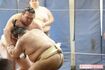 稀勢の里と高安の朝稽古(2017年3月)