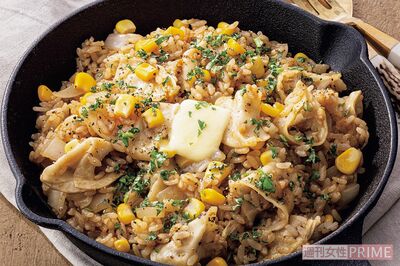 餃子のペッパーランチ風