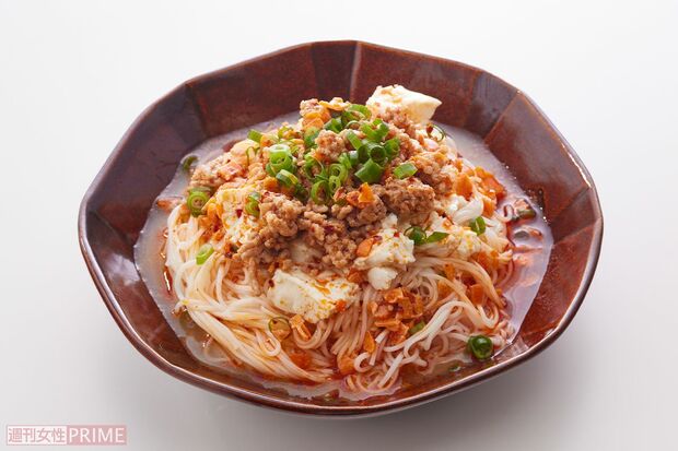 ピリ辛タンタンそうめん（撮影／廣瀬靖士）
