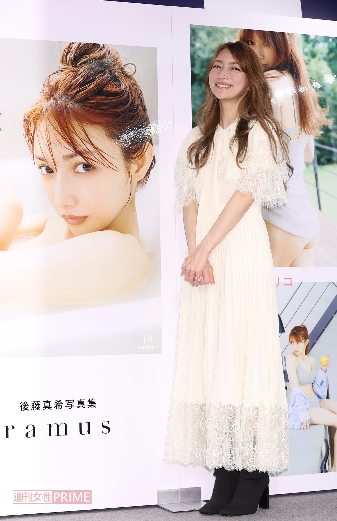 写真集「ramus」（講談社）発売記念イベントに出席した後藤真希