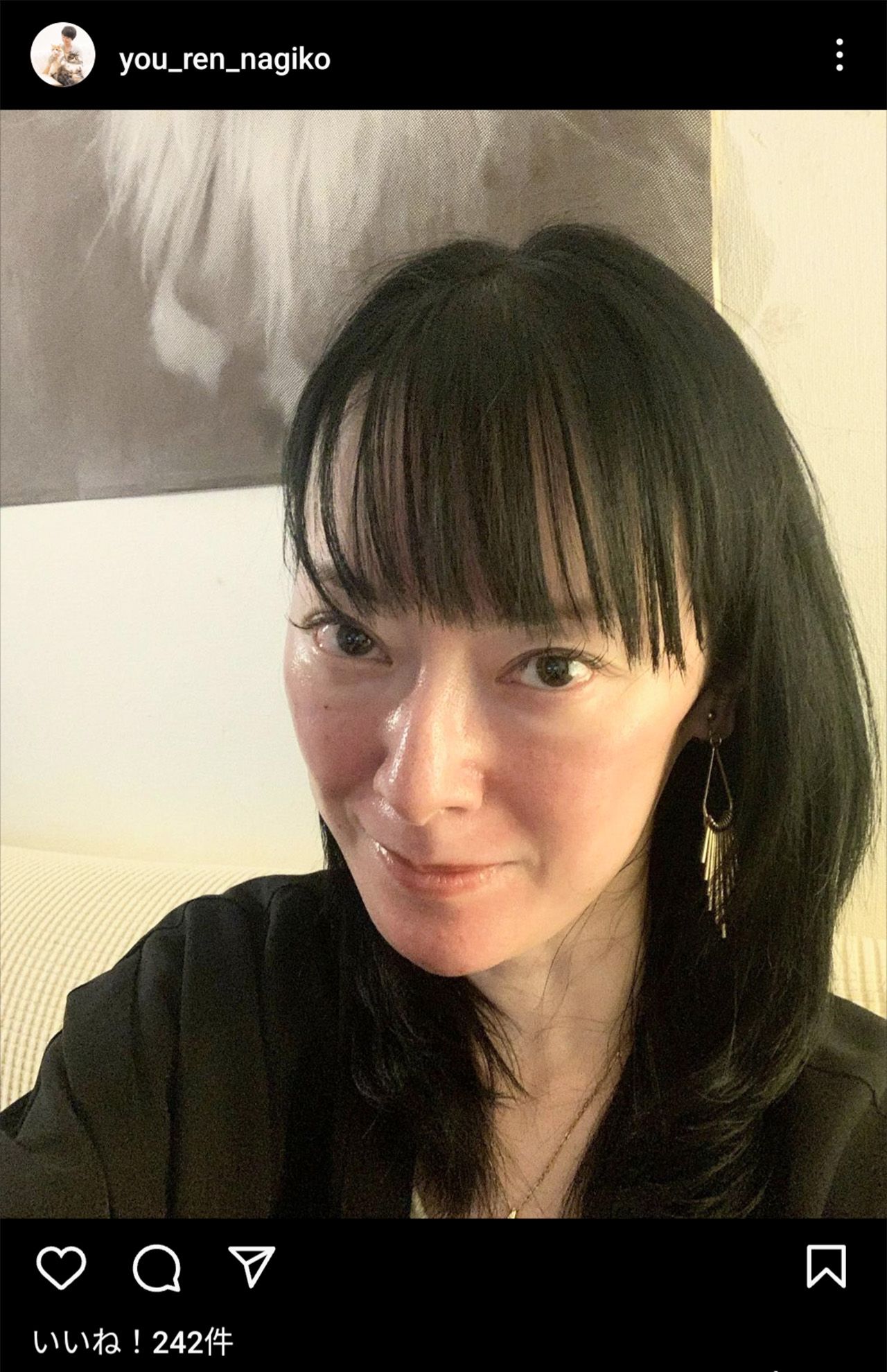 遠野なぎこさん公式Instagramより