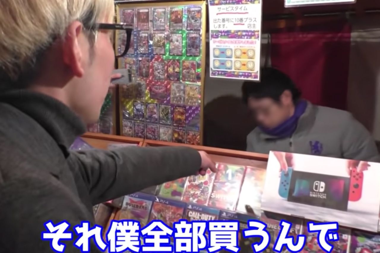 “祭りくじ”の動画で世間一般にも名を轟かせたヒカル（YouTubeより）