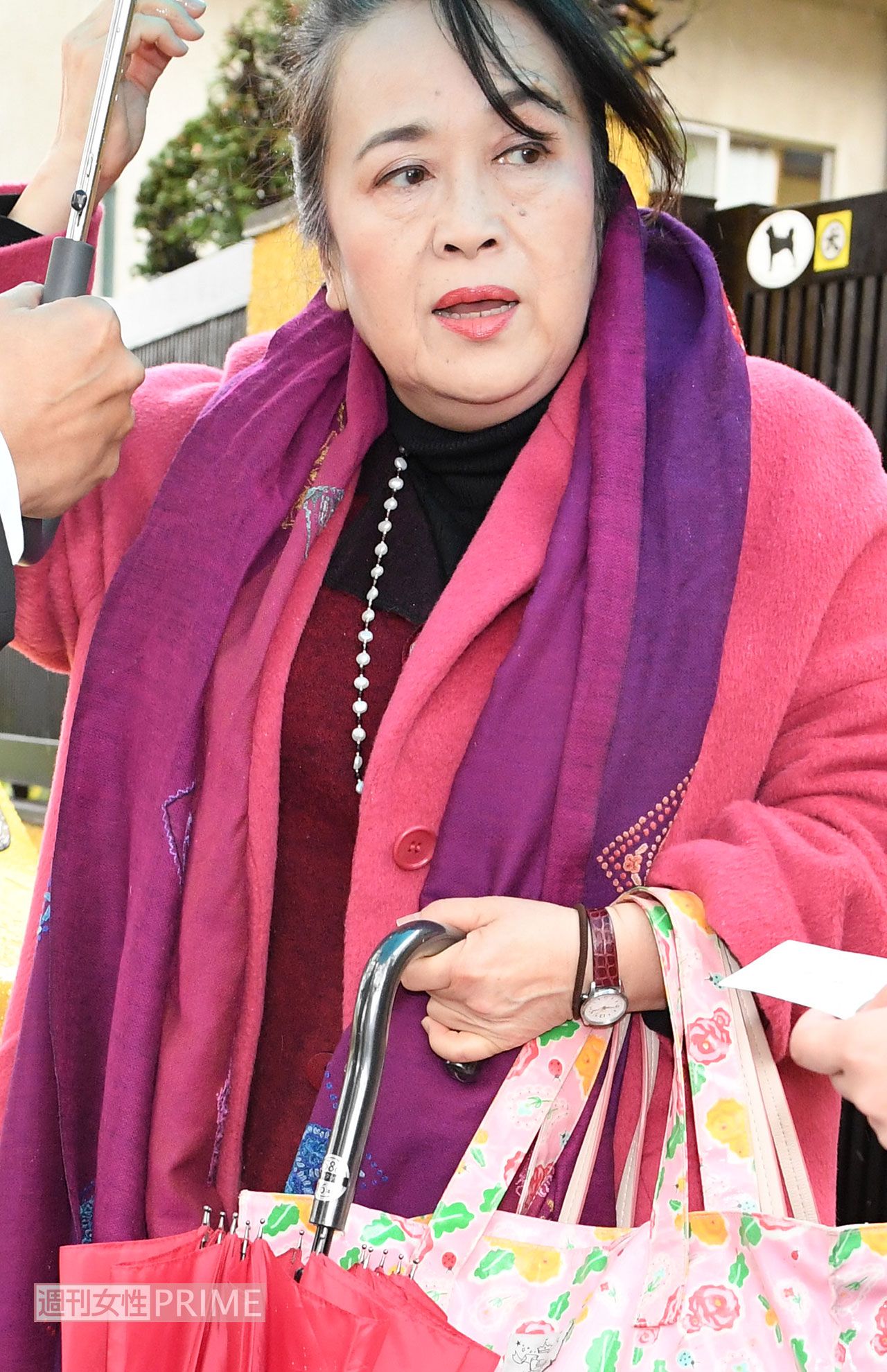 '19年4月、電撃離婚について直撃を受ける渡辺えり