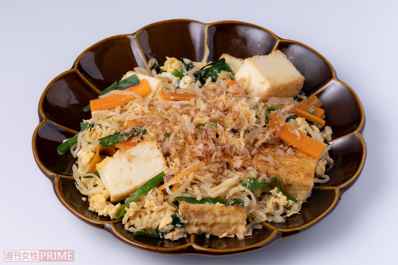 切り干し大根チャンプルー　撮影／矢島泰輔