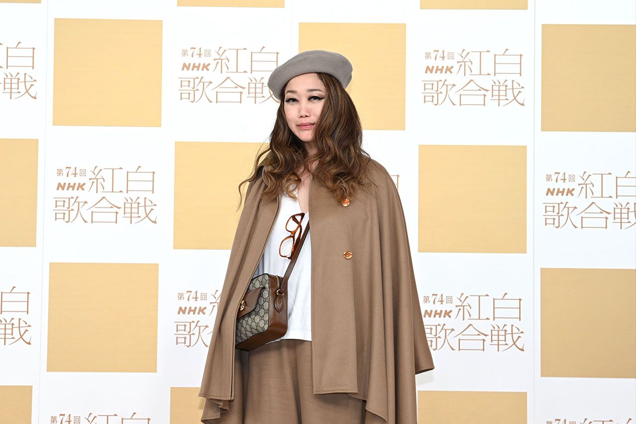 紅白リハーサルに参加したJUJU　（C）NHK