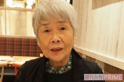 外間加津子さん。戦争体験の証言動画の作成などにも携わる