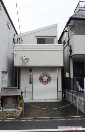 現場は今は格納庫になっている