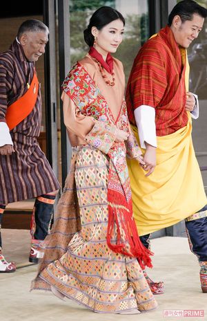 ブータン、ワンチュク国王夫妻　撮影／JMPA