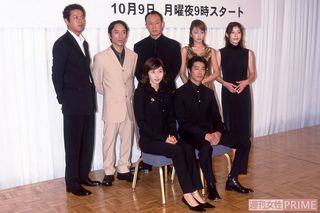 '00年の制作発表会見。人気の高さから〝ラブコメの最高傑作〟との声も