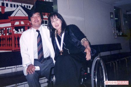 神戸労災病院で主治医の裏辻雅章医師と