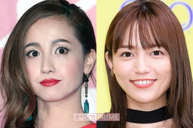 （左から）沢尻エリカ、川口春奈