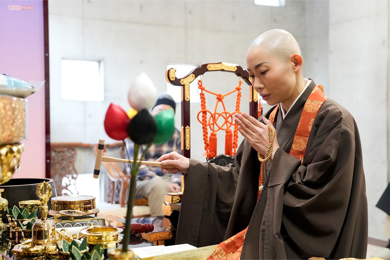 落語家・道心寺住職、露の五九洛さん（撮影／伊藤和幸）