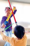 孫と遊ぶのが巣ごもり中の楽しみ(内藤さん)