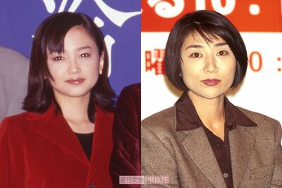 『週末婚』（'99年）。女同士の湿った世界観を描いた作品（左から永作博美、松下由樹）