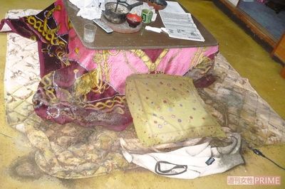 こたつに座ったまま息絶え、遺体で発見された。部屋は整理整頓され穏やかな空気が流れていたという