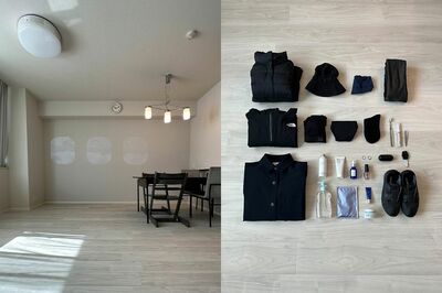 「洋服はワンピース1枚だけ」“持たない暮らし”9年目の主婦、驚きの「なんにもない部屋」収納家具は買わな…