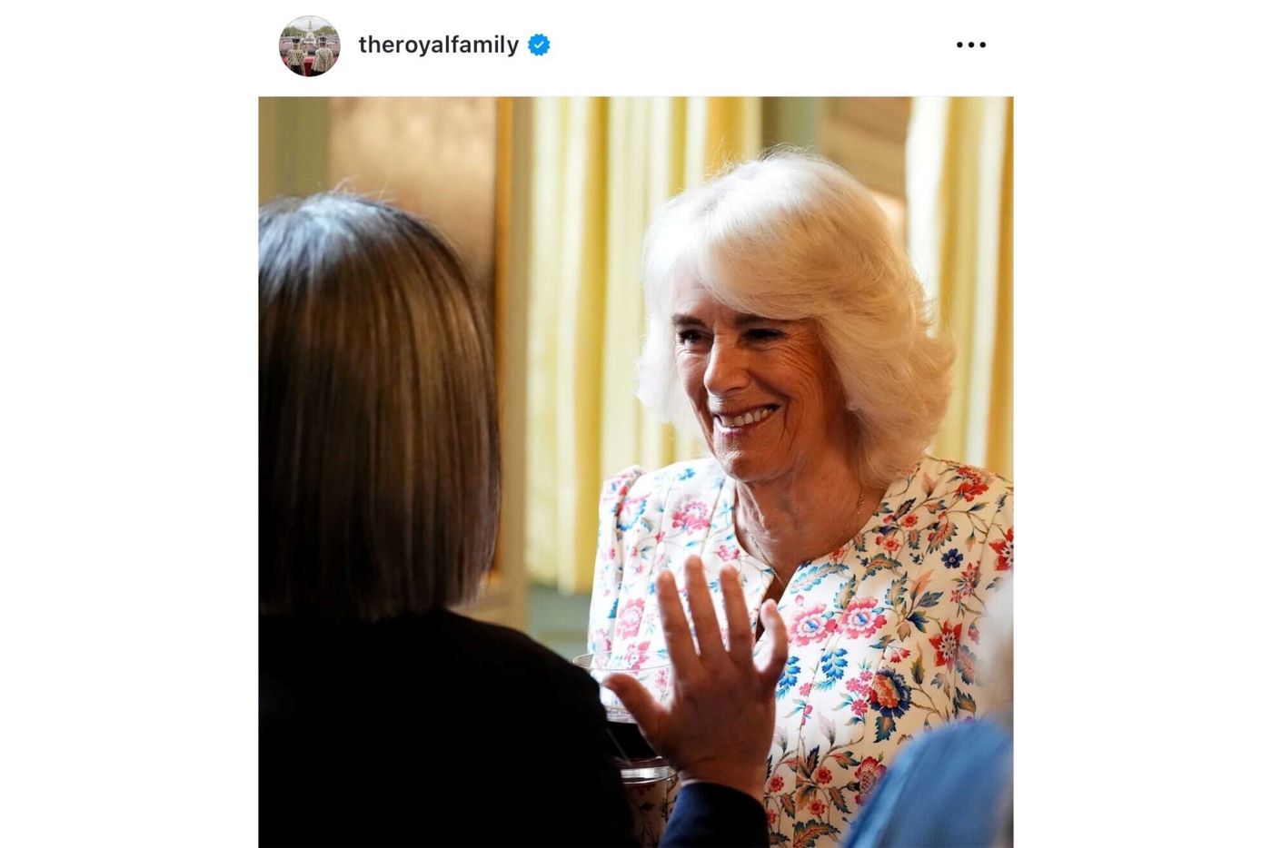 カミラ王妃（英王室の公式インスタグラムより）