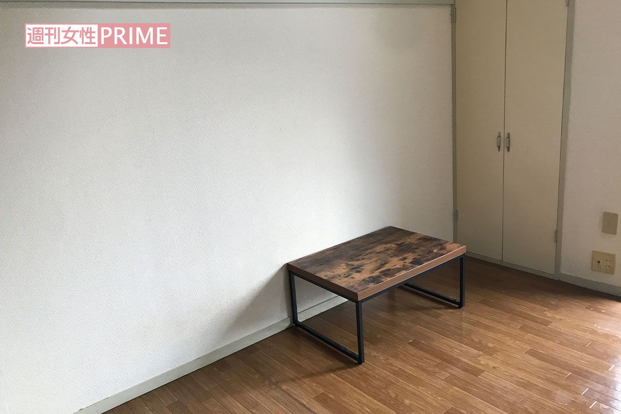 片づけ後の金森さんの部屋。５時間かけて掃除を行った