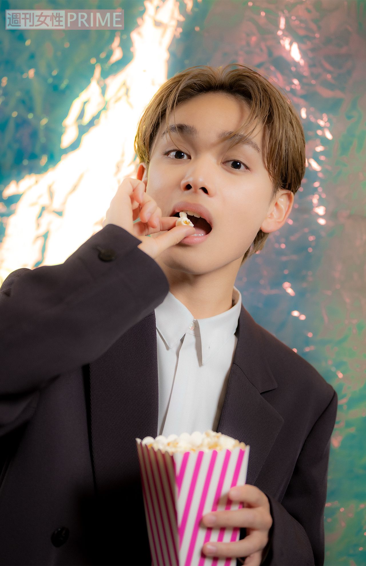 宮世琉弥　撮影／伊藤和幸　ヘアメイク／礒野亜加梨　スタイリスト／徳永貴士（SOT）