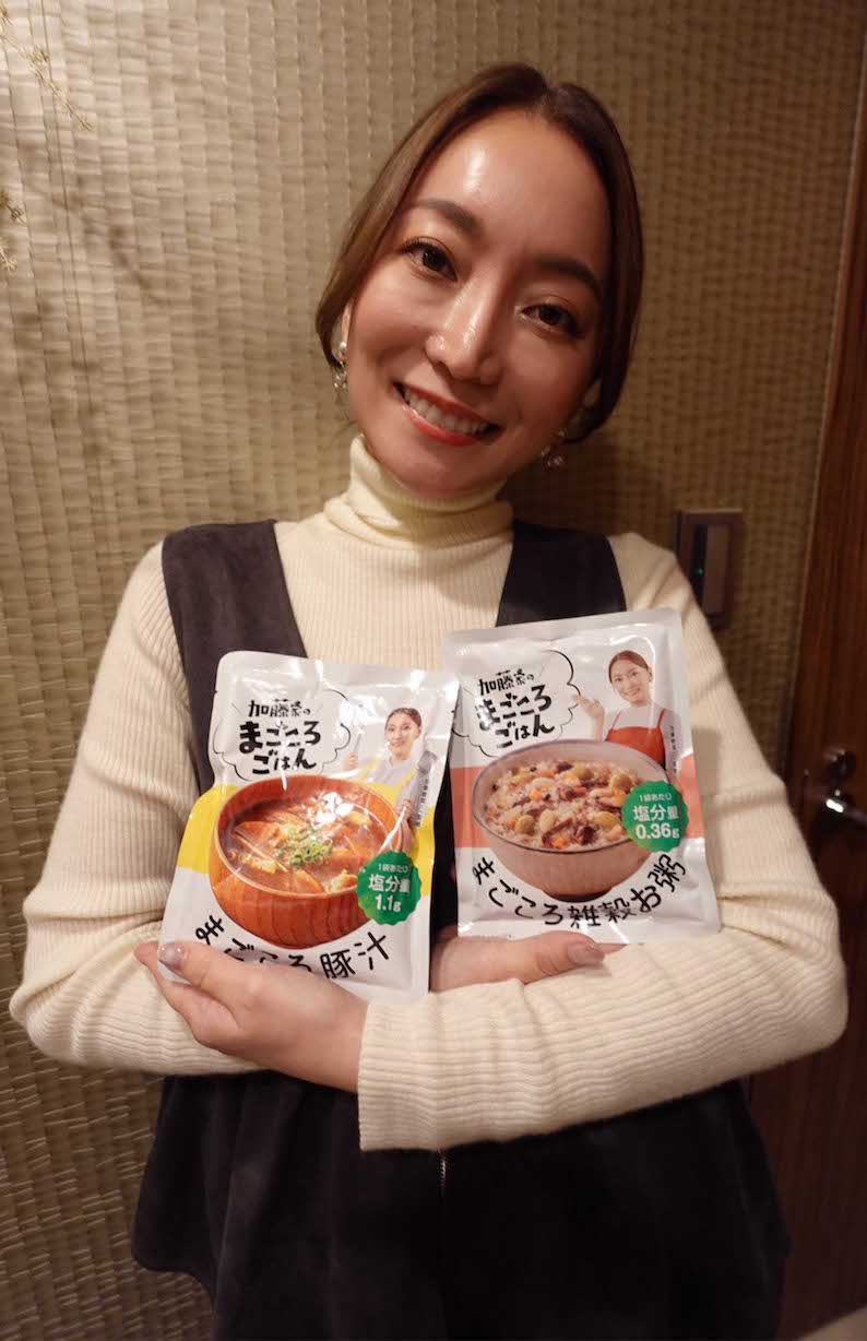 氷だしを使った「加藤家のまごころごはん」。Amazonで発売中です!　写真提供／加藤綾菜