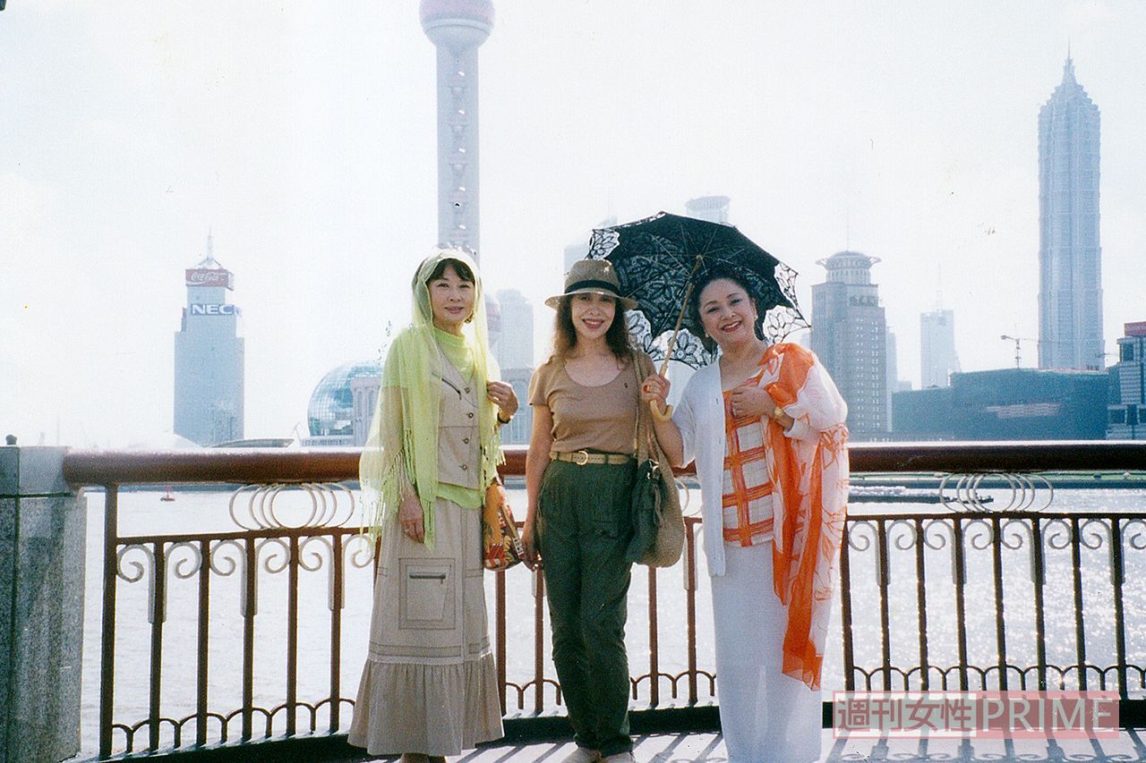 仲よし3人組の旅のひとコマ