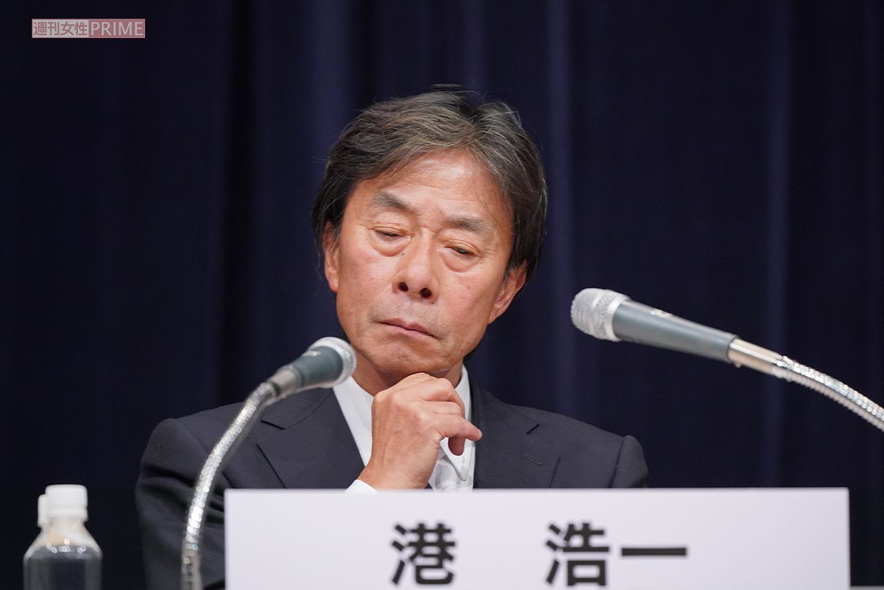 中居正広氏をめぐる一連の報道を受け、引責辞任した港浩一前社長（写真／本誌写真班）