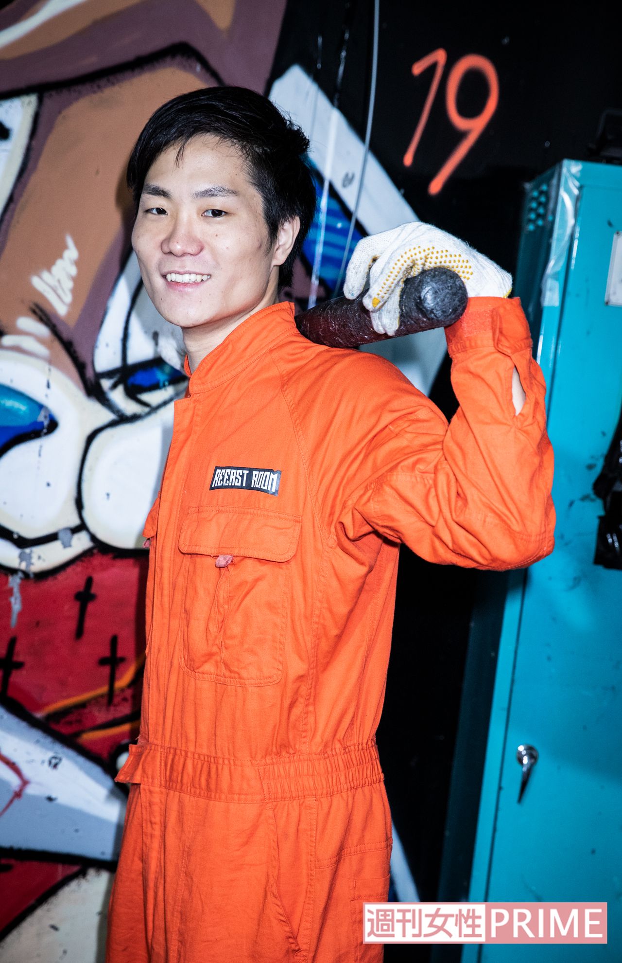 今回、話を聞いた河東さん。車を壊す、パイ投げ、ペンキのかけ合いなど、今後も面白い企画をどんどん計画中だとか　撮影／矢島泰輔