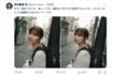 「妹に激似じゃん!」路上でギターケースを背負う有村藍里(公式Xより)