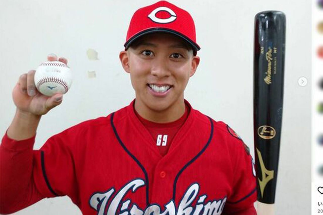 元広島カープの羽月隆太郎被告（削除された本人インスタグラムより）