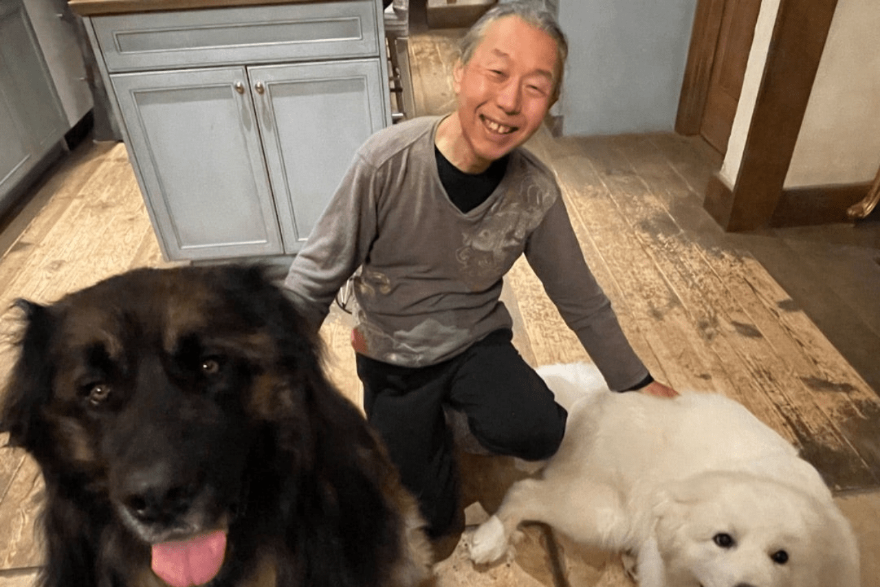 鎌倉で一緒に暮らしている愛犬たちと