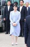 9月12日、愛子さまはスカイブルーのセットアップをお召しに